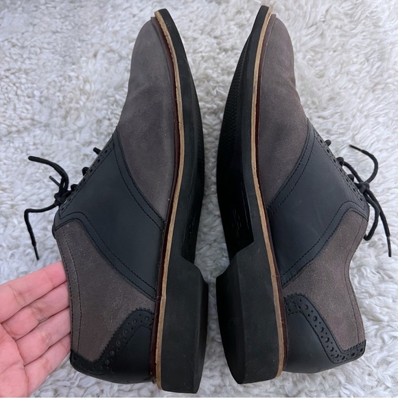 Cole Haan Shoes Mens Grand OS Two Tone Leather Saddle Oxfords Shoes Taupe SZ 10 main image 10